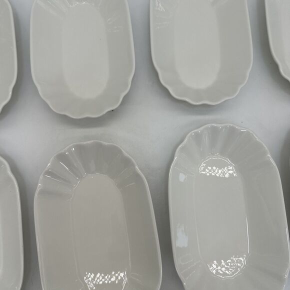 Malacasa Set Of 8 porcelain dishes. 8” X 4.5” {C} - Picture 5 of 10